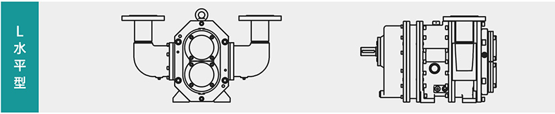 L水平型进出口